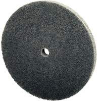 Meule unitaris&eacute;e EXL Scotch-Brite, 3" x 1/4", Arbre de 1/4", Grain de Fin, Carbure de silicium Planification Entrepots Molloy