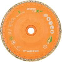 Disque &agrave; lamelles vissable Enduro-Flex Alu, 4-1/2" x 5/8"-11, Type 27, Grain 40, Alumine de zirconium Planification Entrepots Molloy