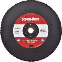 Disque  Clean and Strip  XT Pro Scotch-Brite, 7" dia., Grain Extra grossier, Carbure de silicium Planification Entrepots Molloy