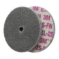 Scotch-Brite EXL Unitized Wheel, 6" x 1/4", 1/4" Arbor, Fine Grit, Aluminum Oxide/Ceramic/Zirconium Planification Entrepots Molloy