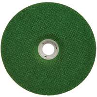 Green Corps Depressed Centre Wheel, 7" x 1/8", 7/8" Arbor, Ceramic, Type 27 Planification Entrepots Molloy