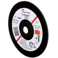 Green Corps Depressed Centre Wheel, 7" x 1/8", 7/8" Arbor, Ceramic, Type 27 Planification Entrepots Molloy