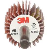 Flap Disc 747D, Aluminum Oxide/Ceramic, 60X Grit, 1" x 1" x 1/4" Planification Entrepots Molloy