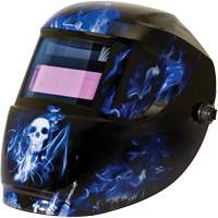 Masque de soudage Carrera ArcOne, 2" lo x 3" la Champ de vision, Teinte 9 - 13, Bleu Planification Entrepots Molloy