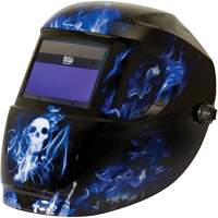 Masque de soudage Carrera ArcOne, 3" lo x 4" la Champ de vision, Teinte 9 - 13, Bleu Planification Entrepots Molloy
