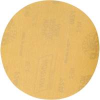 Disque de ponçage en papier H&L Gold Reserve A296 avec trous d'aspiration, dia 6", Grain 240, Oxyde d'aluminium, Poids C Planification Entrepots Molloy
