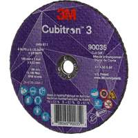 Cubitron 3 Cut-Off Wheel, 4" x 1/8", 3/8" Arbor, Type T1, Ceramic, 21000 RPM Planification Entrepots Molloy