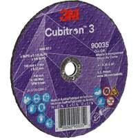 Cubitron 3 Cut-Off Wheel, 4" x 1/8", 3/8" Arbor, Type T1, Ceramic, 21000 RPM Planification Entrepots Molloy