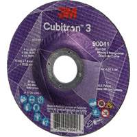 Cubitron 3 Cut-Off Wheel, 4-1/2" x 0.045", 7/8" Arbor, Type T27, Ceramic, 13300 RPM Planification Entrepots Molloy