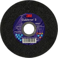 Cubitron 3 Cutting Disc, 5" x 9/32", 3/8" Arbor, Type 41 Planification Entrepots Molloy