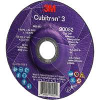 Cubitron 3 Cut-Off Wheel, 5" x 0.04", 7/8" Arbor, Type 27, Ceramic, 60 RPM Planification Entrepots Molloy