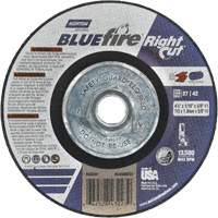 BlueFire RightCut Right Angle Cut-Off Wheel, 4-1/2" x 1/16", 5/8"-11 Arbor, Type 27/42, Aluminum Oxide, 13580 RPM Planification Entrepots Molloy