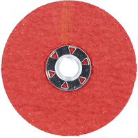 Blaze F980 Speed-Change Fastener Fiber Locking Disc, 4-1/2" Dia., 24 Grit, Ceramic Alumina Planification Entrepots Molloy