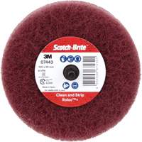 Scotch-Brite Roloc Plus General Purpose Scuffing Wheel, 4" Dia. Planification Entrepots Molloy