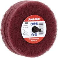 Scotch-Brite Roloc Plus General Purpose Scuffing Wheel, 4" Dia. Planification Entrepots Molloy