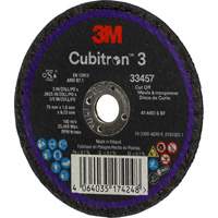 Cubitron 3 Cut-Off Wheel, 3" x 0.063", 3/8" Arbor, Ceramic Planification Entrepots Molloy