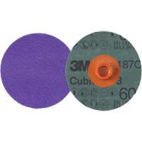 Cubitron 3 Roloc Fibre Disc, 4" Dia., 60+ Grit, Ceramic Planification Entrepots Molloy