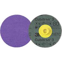 Cubitron 3 Roloc Fibre Disc, 4" Dia., 80+ Grit, Ceramic Planification Entrepots Molloy