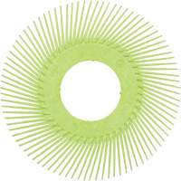 Scotch-Brite Type A Precision Radial Bristle Brush PN-RB without Adapter, Ceramic, 50+ Grit, 6" Dia. Planification Entrepots Molloy