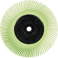 Scotch-Brite Type A Precision Radial Bristle Brush PN-RB with Adapter, Ceramic, 50+ Grit, 6" Dia. Planification Entrepots Molloy