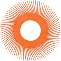 Scotch-Brite Type C Precision Radial Bristle Brush PN-RB without Adapter, Ceramic, 80+ Grit, 7-5/8" Dia. Planification Entrepots Molloy