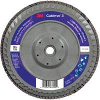 Disque &agrave; lamelles conique 1169F Cubitron 3 &agrave; changement rapide, 7" x 5/8"-11, Type T29, Grain 40+, C&eacute;ramique Planification Entrepots Molloy