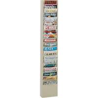 Porte-documents, Mural, 20 fentes, Acier, 9-3/4" la x 4-1/8" p x 58" h Planification Entrepots Molloy