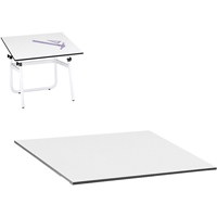 Dessus pour table à dessin réglable Vista, 48" la x 3/4" h, Blanc OA910 | Planification Entrepots Molloy