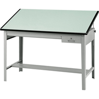 Base pour table à dessin de précision, 56-3/8" la x Gris OA912 | Planification Entrepots Molloy