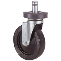 Trousse de roulettes de 5" en caoutchouc Planification Entrepots Molloy