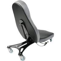 Chaise ergonomique Flex 2, Vinyle, Noir Planification Entrepots Molloy