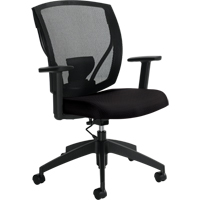 Chaises de travail, Tissu, Noir, Capacit&eacute; 300 lb Planification Entrepots Molloy