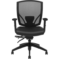 Chaises &agrave; bras Multi-Tilter, Vinyle, Noir, Capacit&eacute; 300 lb Planification Entrepots Molloy