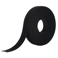 One-Wrap&reg; Fastener Tape, Hook & Loop, 25 yds x 1", Self-Grip, Black Planification Entrepots Molloy