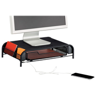 Organisateur de bureau avec alimentation USB Onyx Planification Entrepots Molloy