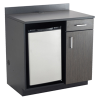 Armoire modulaire, M&eacute;lamine, 39" h x 36" la x 25" P, Nuit d'Asie/noir Planification Entrepots Molloy