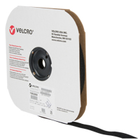 Fastener Tape, Loop, 25 yds x 3/4", Sew-On, Black Planification Entrepots Molloy