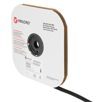 Fastener Tape, Hook, 25 yds x 3/4", Sew-On, Black Planification Entrepots Molloy