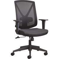 Activ A-47 Synchro Office Chair, Fabric, Black, 275 lbs. Capacity Planification Entrepots Molloy