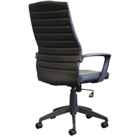 Activ A-128 Office Chair, Polyurethane, Black, 275 lbs. Capacity Planification Entrepots Molloy