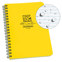 Side-Spiral Notebook, Soft Cover, Yellow, 64 Pages, 4-5/8" W x 7" L Planification Entrepots Molloy