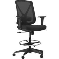 Activ Series Synchro-Tilt Adjustable Chair, Fabric/Mesh, Black, 275 lbs. Capacity Planification Entrepots Molloy