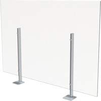 Surface Mount Sneeze Guard, 36" W x 36" H OR022 | Planification Entrepots Molloy