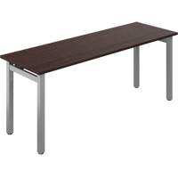 Newland Table Desk, 29-7/10" L x 72" W x 29-3/5" H, Dark Brown OR443 | Planification Entrepots Molloy