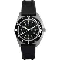 Steel Navigator Watch on 3-Piece Rubber Strap Kit, Digital, Battery Operated, 41 mm, Black Planification Entrepots Molloy