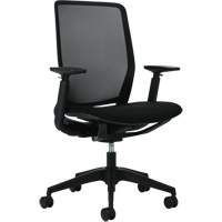 Kody High-Back Synchro-Tilter Chair, Mesh, Black, 300 lbs. Capacity Planification Entrepots Molloy