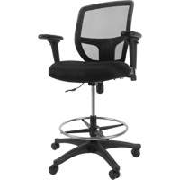 Mesh Work Stool, Mobile, Adjustable Height, 450 lbs. Capacity Planification Entrepots Molloy