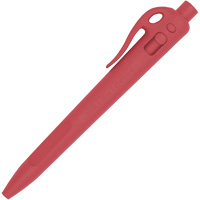 Stylo &agrave; bille d&eacute;tectable avec agrafe, Rouge, 1 mm, R&eacute;tractable Planification Entrepots Molloy