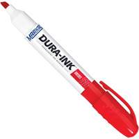 Marqueur Dura-Ink no 55, Rouge, Pointe Ciseau Planification Entrepots Molloy