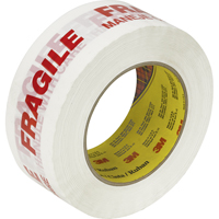 Ruban d'emballage Scotch 3771 avec message, Adh&eacute;sif Thermofusible, 2 mils, 48 mm (1-22/25") x 100 m (328') Planification Entrepots Molloy